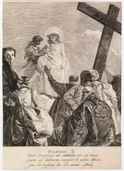 Via crucis - Asema X. Jeesukselta riisutaan vaatteet.