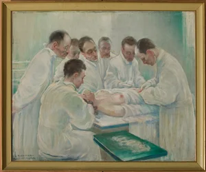 Leikkaus (öljy kankaalle)