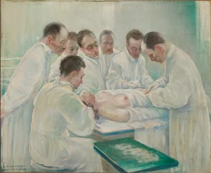 Leikkaus (öljy kankaalle)