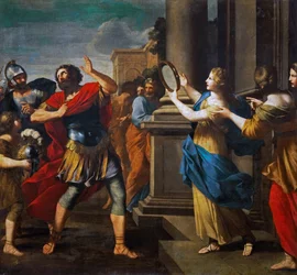 Barokki: Jeftan tytär, Romanelli, Giovanni Francesco (1610-1662)