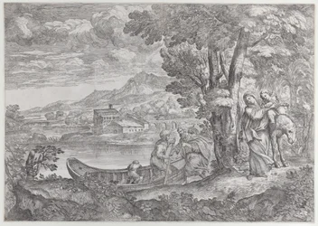 Maisema lento Egyptiin, 1626-80., 1626-80.