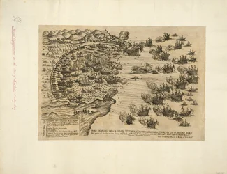 SUUREN VOITON TODELLINEN SUUNNITELMA LARMATA TVRCHA LI:TÄ VASTAAN. 15. TOUKOKUU 1649 Focchien satamassa Aasiassa by. 17. Ga:ni of the Sere:ma Re.a of Venetia Commanded by Ecc:mo Gia.mo Riua Captain of said Galleons Truly Glorious Victory