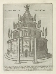 Augustuksen mausoleumi Roomassa Mausoleo di Augusto (nimi esineessä) Modernit ja muinaiset monumentit ja rakennukset Roomassa (sarjan nimi) Ornamenti di fabriche antichi et moderni dell