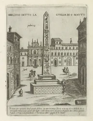 Rooman obeliski Obeliski, joka tunnetaan nimellä S. Mauton torni (nimi esineessä) Moderne en antieke monumenten en bouwwerken in Rome (sarjan nimi) Rooman almakaupungin muinaisten ja nykyaikaisten rakennusten koristeet (sarjan nimi)