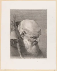 Heilige Antonius de Grote Pyhä Antonius, Grienten munkkien patriarkka (otsikko esineessä)