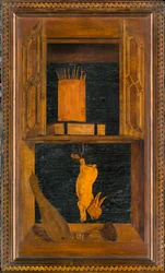Lignaean Canonical Choir, upotekoriste Giovanni Maria Platina 1484, Superior Stall