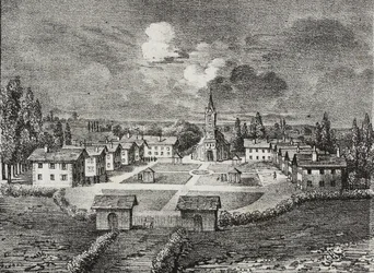 Mettray Agricultural Colony, Tours, Ranska, osoitteesta "Poliorama Pittoresco", n. 44, 10. kesäkuuta