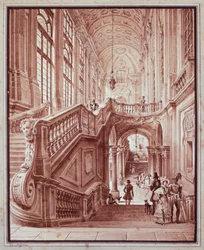 Palazzo Madaman sali, kirjoittanut Giovanni Migliara (1785-1837)