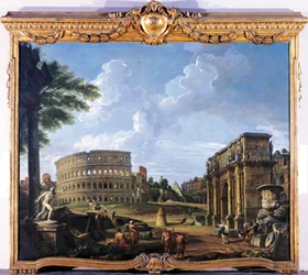 Giovanni Paolo Pannini (1691-1765) Colosseum ja Konstantinuksen kaari
