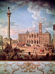 Piazza ja Santa Maria Maggioren kirkko