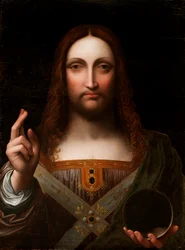 Cristo Salvator Mundi (öljy puulevylle)