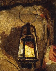 Kaksi äitiä, Giovanni Segantini, yksityiskohta