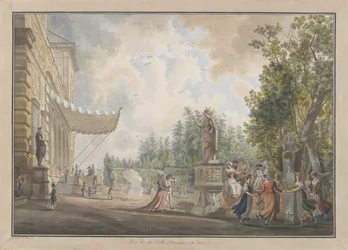 Villa Borghese, n. 1780. Tekijät: Giovanni Volpato, Louis Ducros.