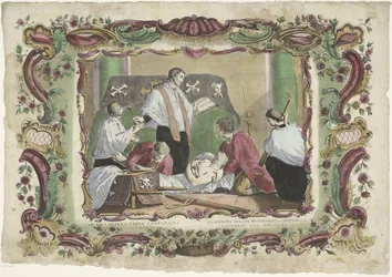 Kuolleiden hautaaminen VII opus misericordiae corporalis / La septima obrade misericordia corporale (otsikko esineessä) The Spiritual Works of Mercy (sarjan nimi)