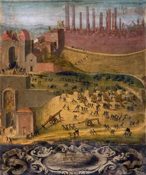 Porta Camollian voitto Sienassa 1526 (tempera paneelissa)