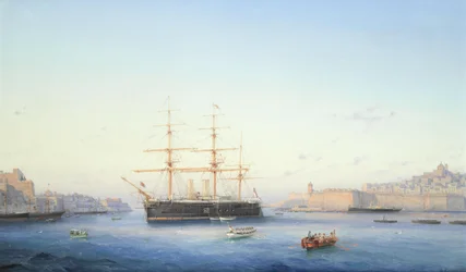 HMS Alexandra suursatamassa, Malta