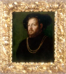 Miehen muotokuva, Girolamo da Carpin työ, konservoitu Galleria Estense Modenassa