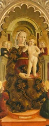 Valtaistuin Madonna (maalaus)