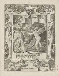 Juno käskee Sleepin laskeutua Jupiteriin Junon rakkaus, viha ja mustasukkaisuus (sarjan nimi) Amori sdegni et gielosie di Giunone (sarjan nimi)