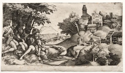 Paimenet maisemassa, n. 1517.