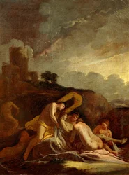 Giulio Carpioni (1613-1678) Adonisin kuolema.