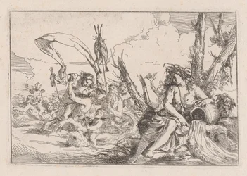 Vesi, jota edustaa puun juurella istuva naidi..., 1640-60.