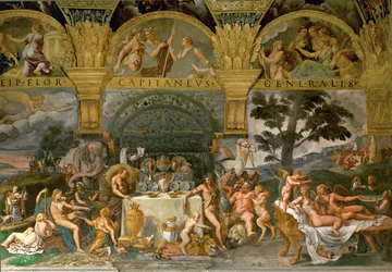 Bacchanalia, Amorin ja Psyken salista (fresko)