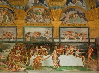 Bacchanalia, Amorin ja Psyken salista (fresko)