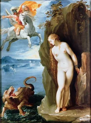 Perseus pelastaa Andromedan