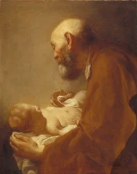 Pyhä Simon Kristus-lapsen kanssa, 1700-luku.