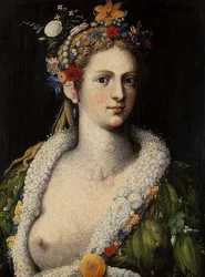 Flora Meretrix. Noin 1590