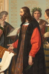 Ludovico il Moron hovi, yksityiskohta Leonardo Da Vincin kanssa