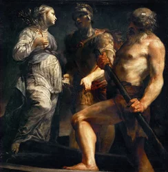 Aineias, Sibylla ja Kharon, n. 1695