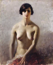 Nainen alaston