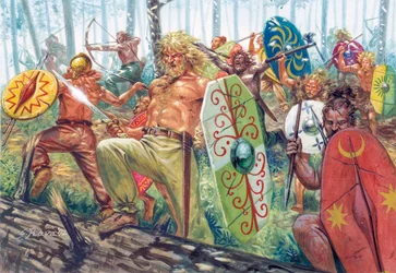 Horde of German Warriors - Horde of Germanic warriors -