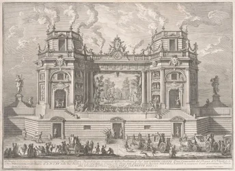 The Seconda Macchina for the Chinea 1761: Upea teatteri, 1761.