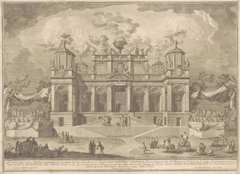 Prima Macchina Chinealle vuodelta 1770: Roomalainen kaupparakennus