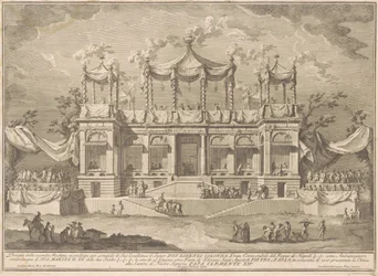Seconda Macchina Kiinalle vuodelta 1770: Fish Market Portico