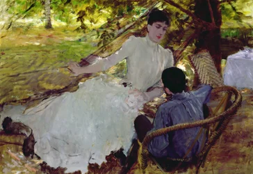 Riippumatossa II, 1884