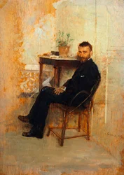 Valmentajan huipulta, kirjoittanut Giuseppe de Nittis (1846-1884)