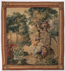 Flora ja Zephyrus sarjasta Ovidin metamorfoosit, 1704-1731.