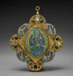 Riipus Neitsyt ja lapsi, n. 1160-1170.