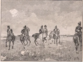 Napoleon ja hänen sviittinsä Boulognessa 1803 jKr