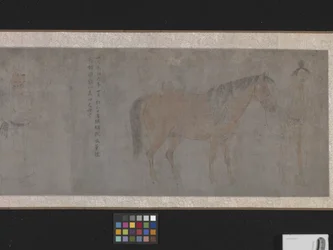 Five Tribute Horses (muste ja väri paperille)