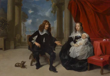 Perhe terassilla