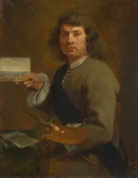 Näky (Robert van den Hoecken (1622-1688) muotokuva, ennen vuotta 1661 (öljy puulle)