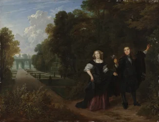 Promenade (öljy kuparille)