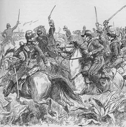 Rohkean vedon vangitsema Abd-El-Kadrs Smalah, 1902