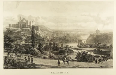 Näkymä Tiflisiin, 1830-luku