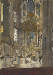 Dresdenin Frauenkirchen sisustus